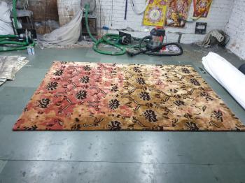 Multicolour Floral Woolen Rug Manufacturers in Bellary